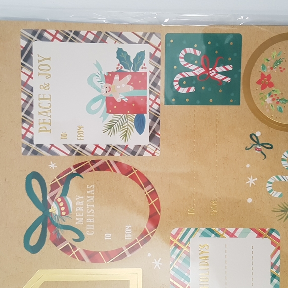 🎅🏼100 Stickers Gift Tags (10 Sheets) - Picture 10 of 12